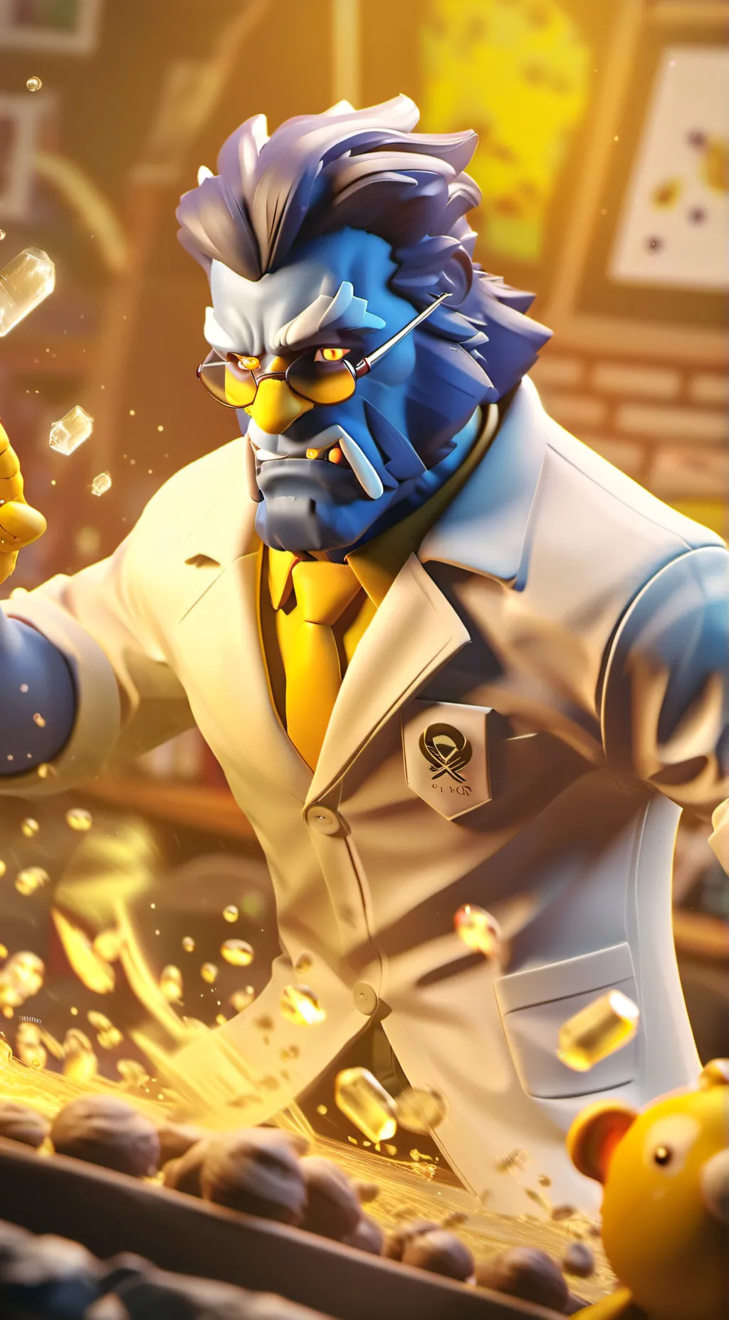 ai character: Hank McCoy (Beast) background