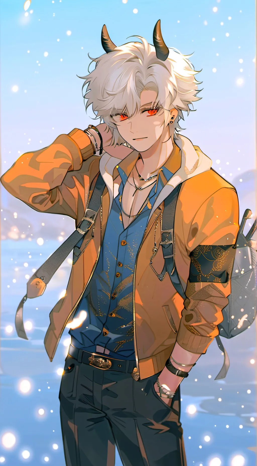 ai character: blaze background