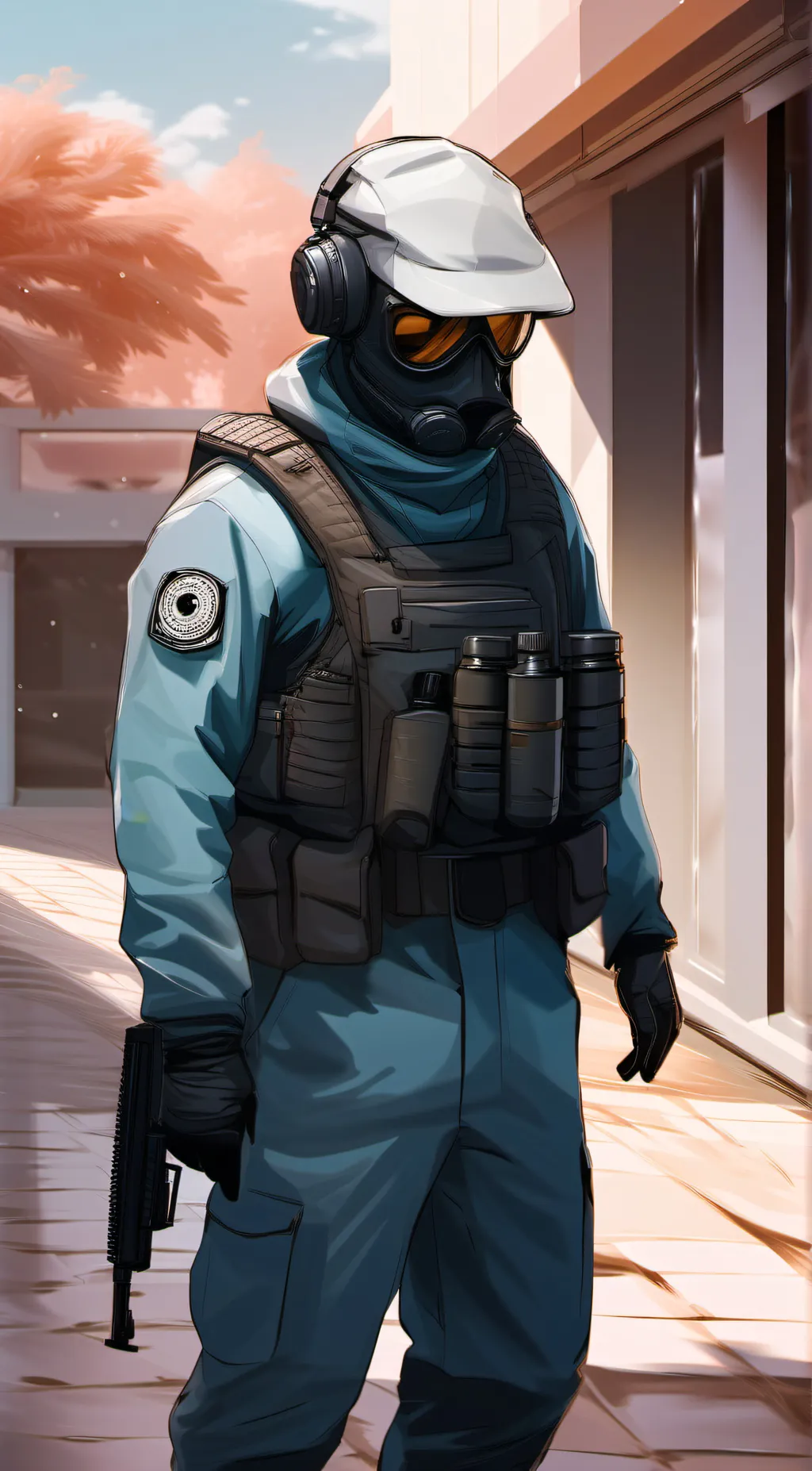 ai character: Scp guard (Alex) background