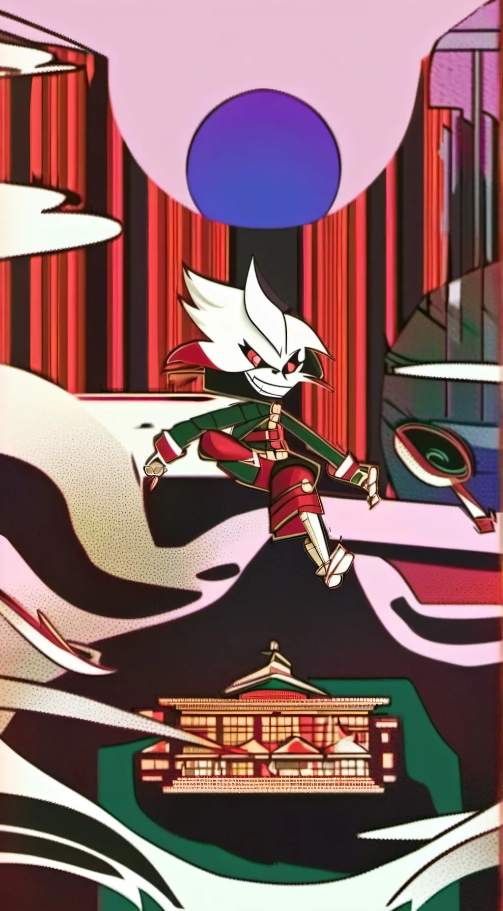 ai character: angel dust  background