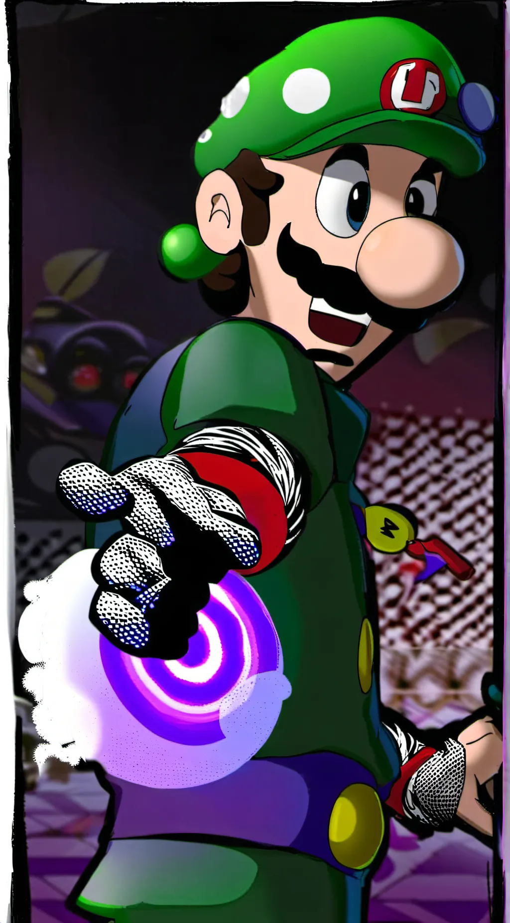 ai character: luigi background