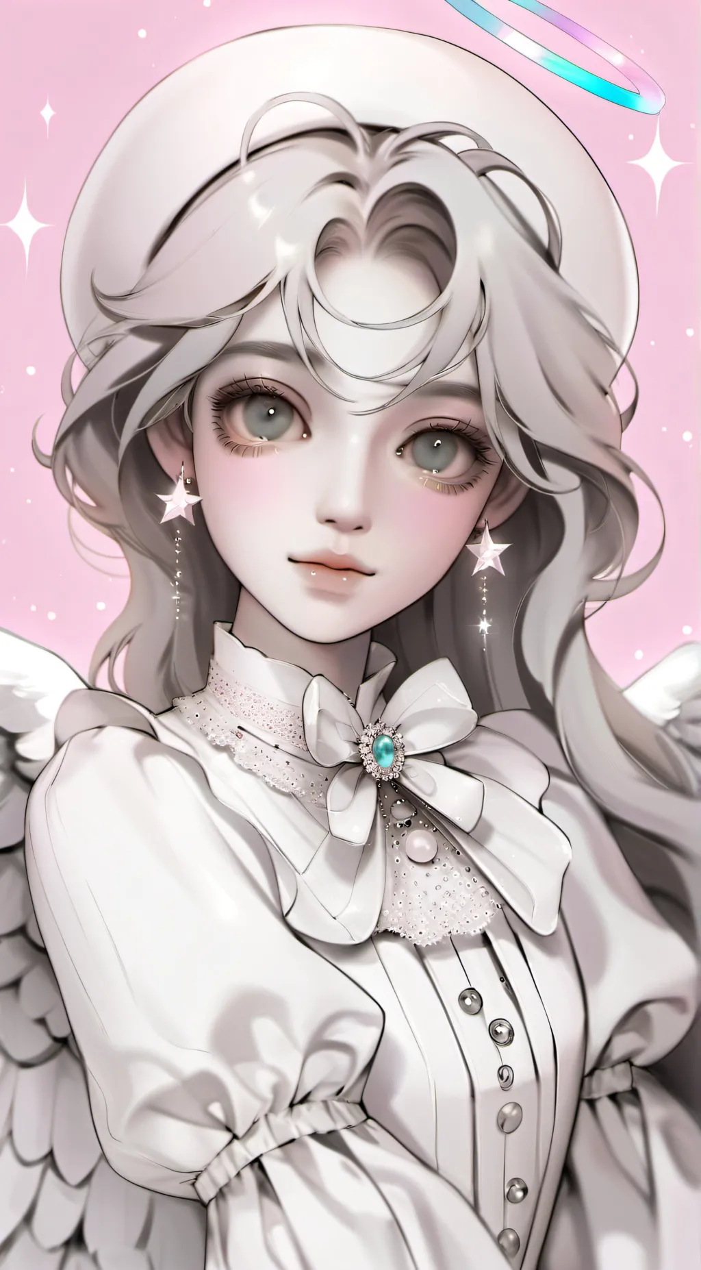 ai character: Angel school background