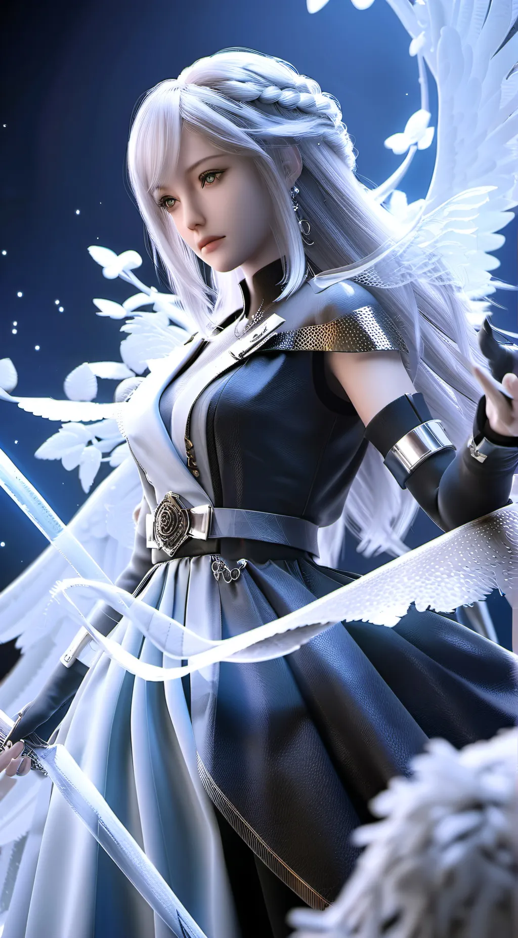 ai character: Rose background