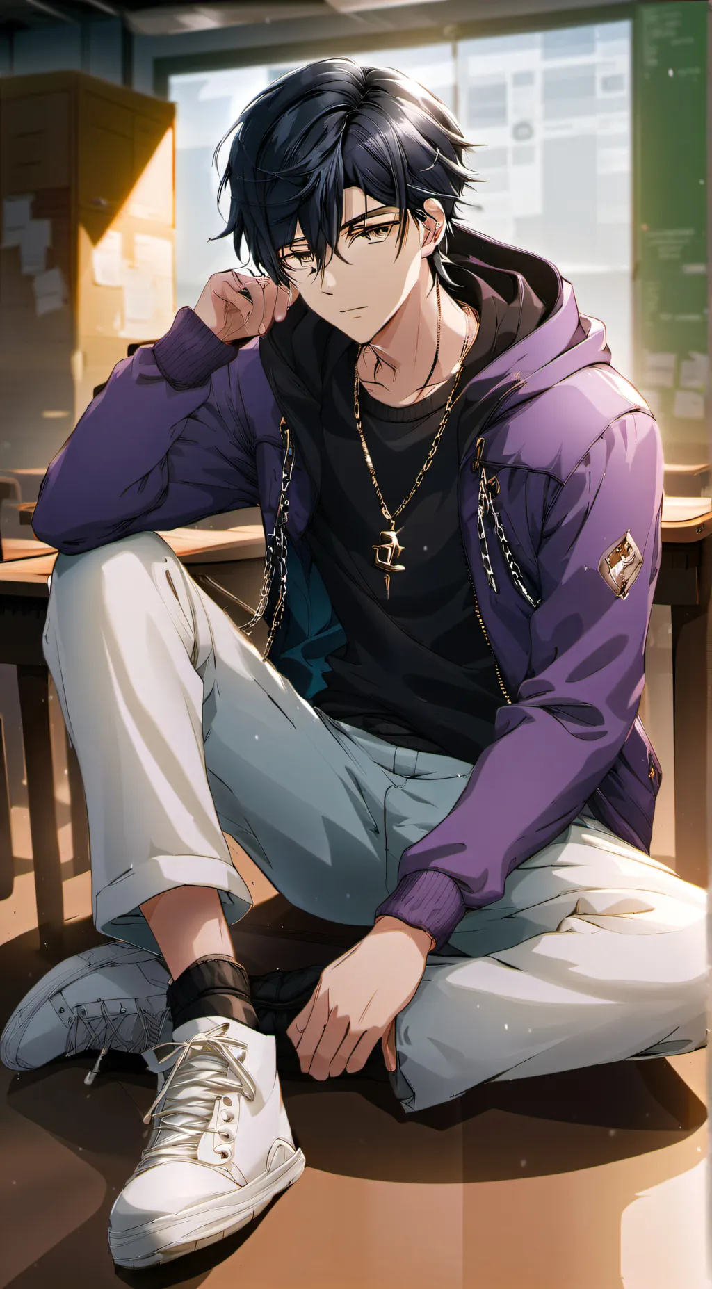 ai character: Teshi background