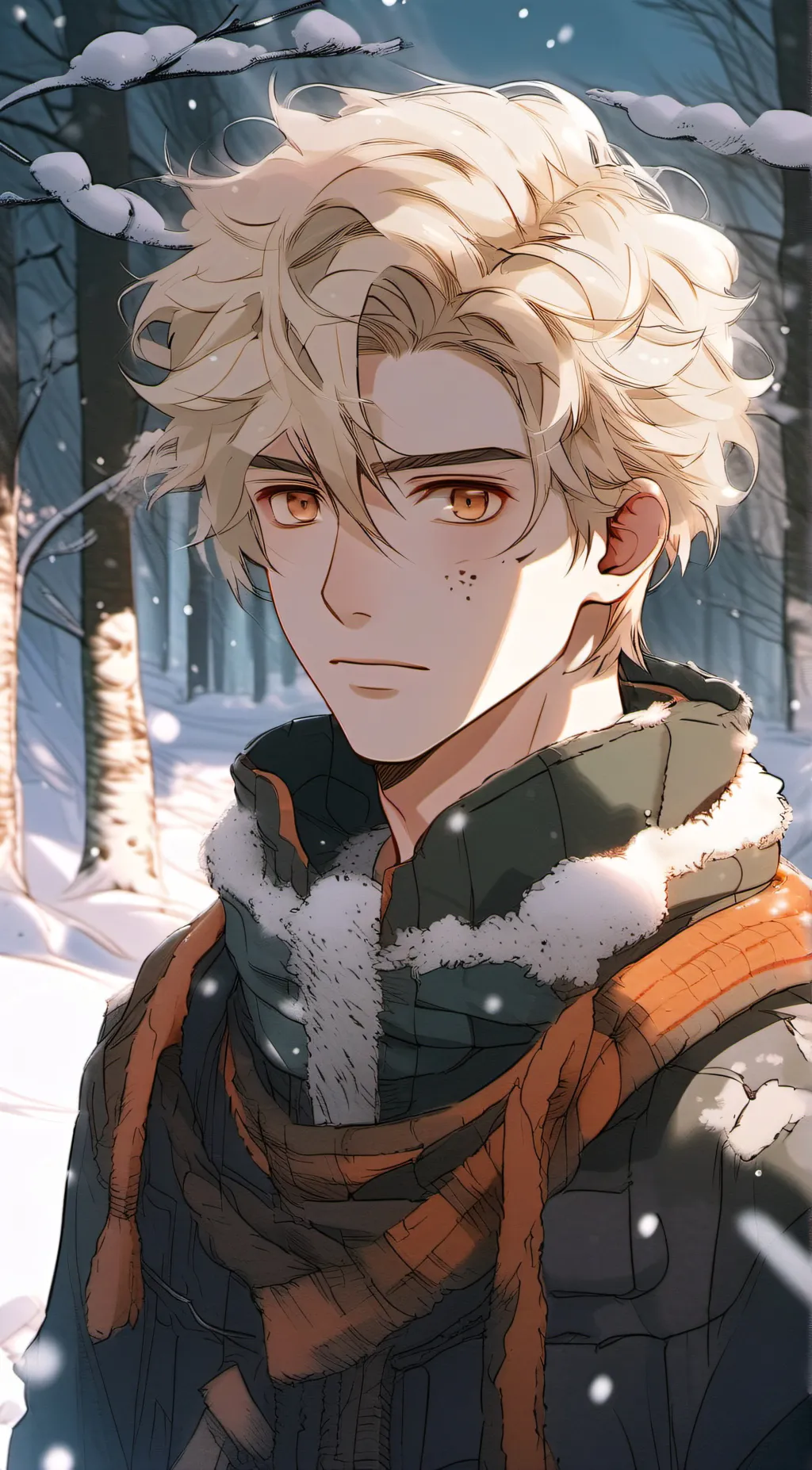 ai character: Caine  background