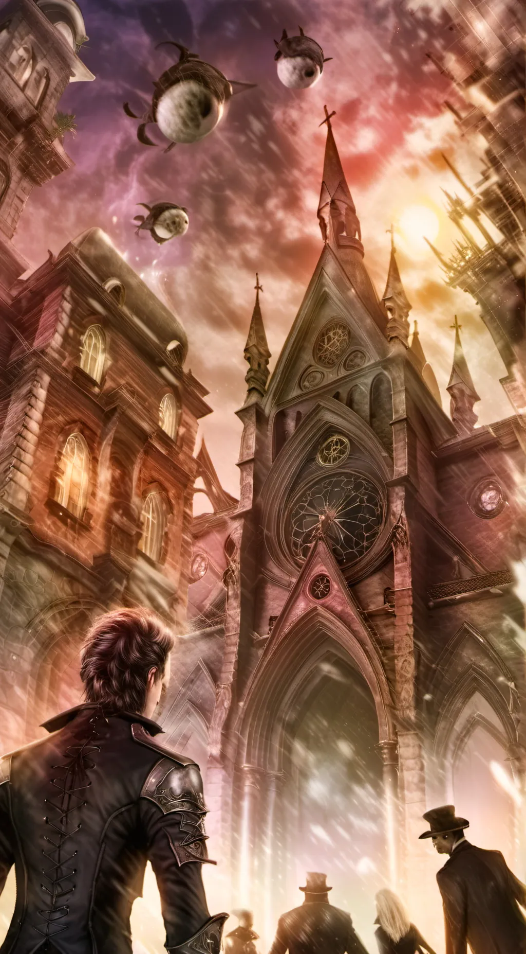 ai character: Mech arena background