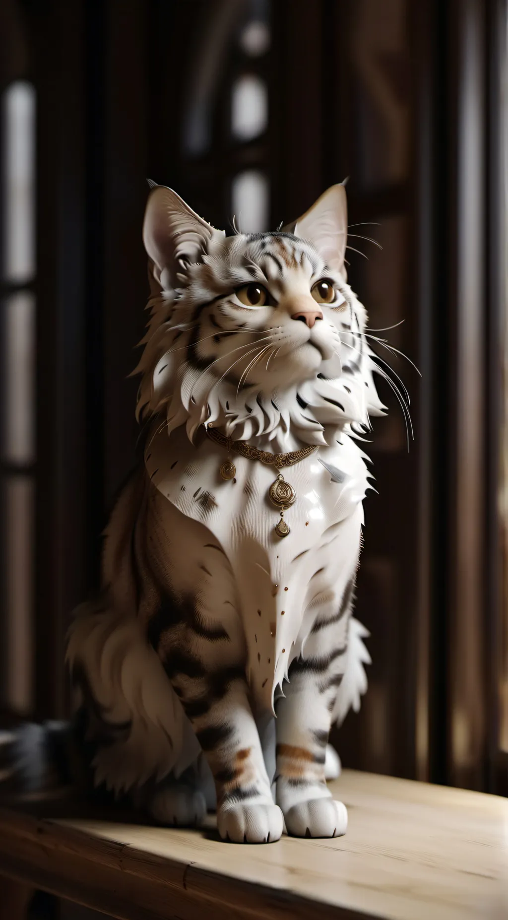 ai character: kitty cat background