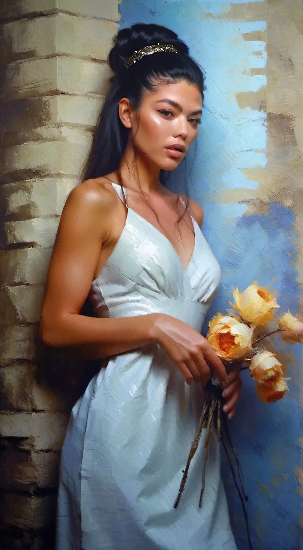 ai character: Ashley background