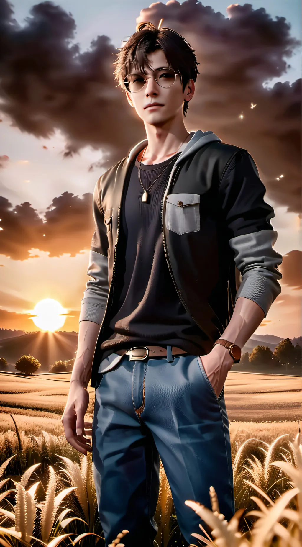 ai character: Alexander  background