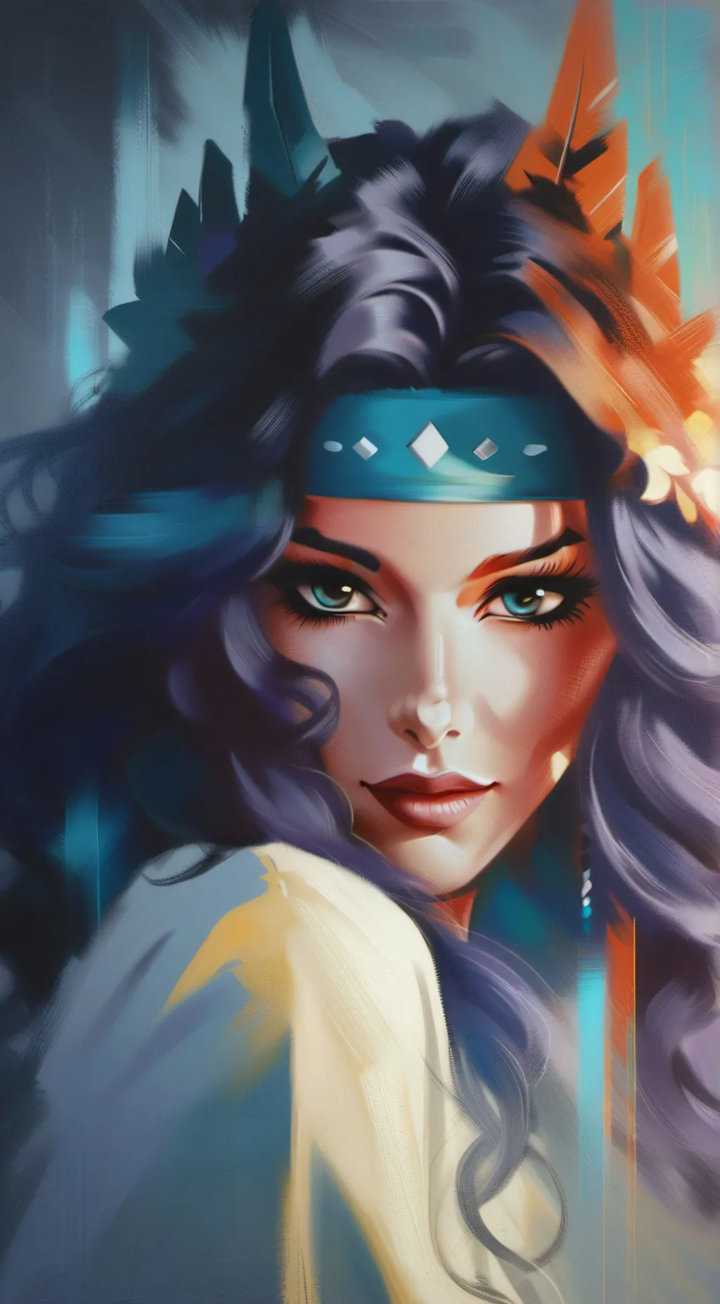 ai character: Ethena  background