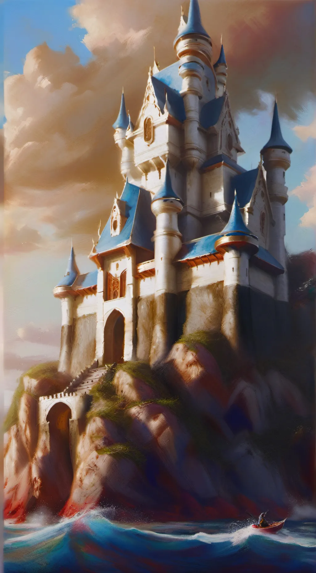 ai character: Infinity castle background