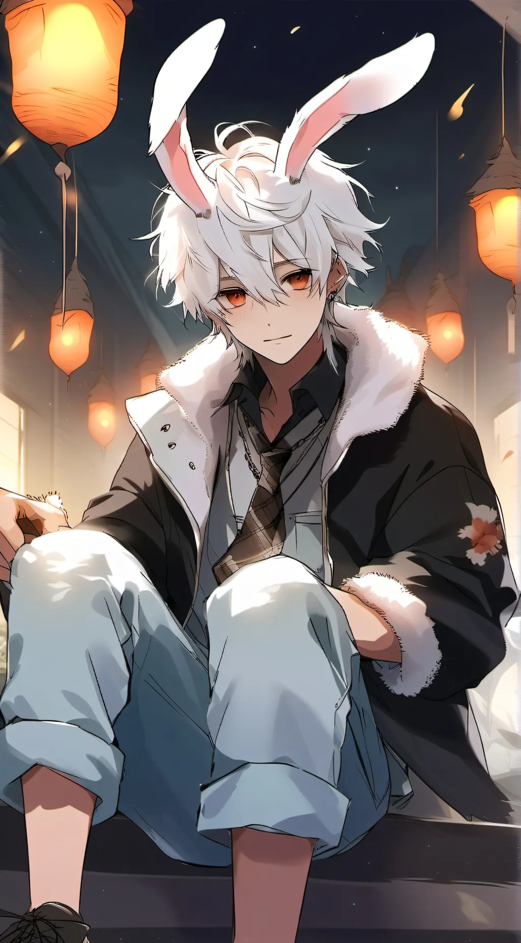 ai character: blaze Easter background