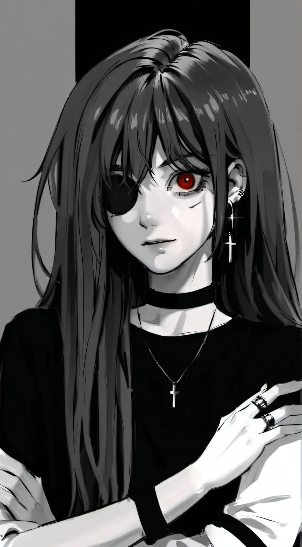 ai character: Cross background