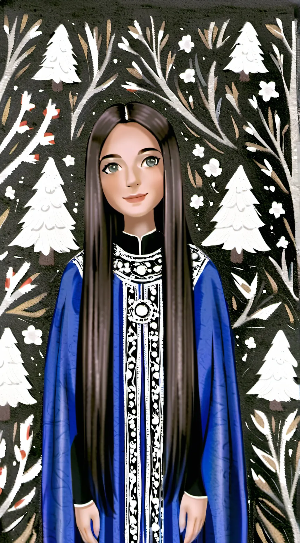 ai character: Zoya  background