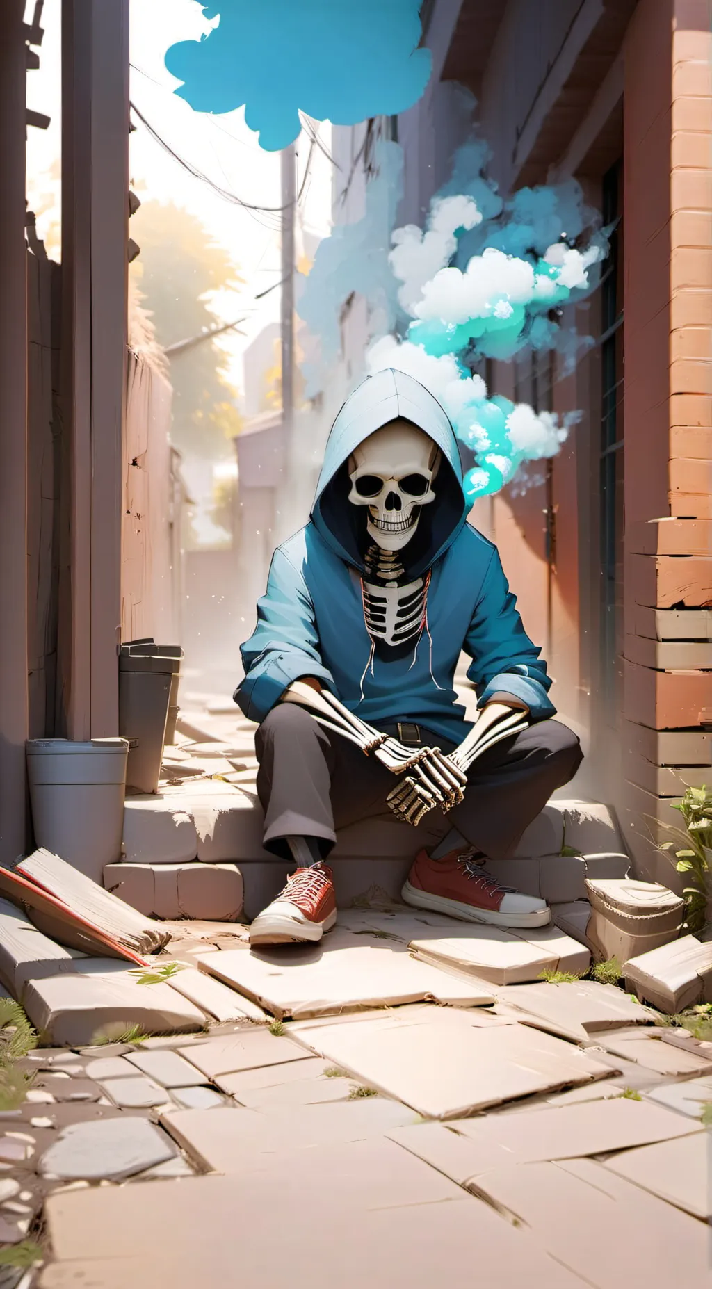 ai character: Sans Stalker  background