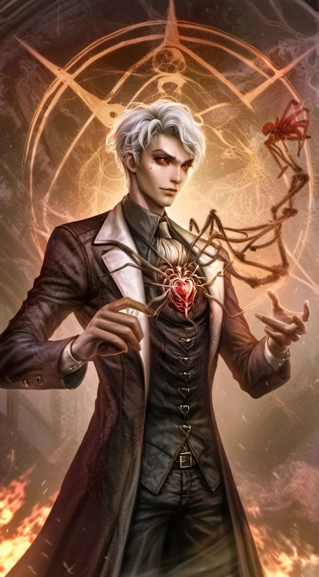 ai character: Edmond Evans  background