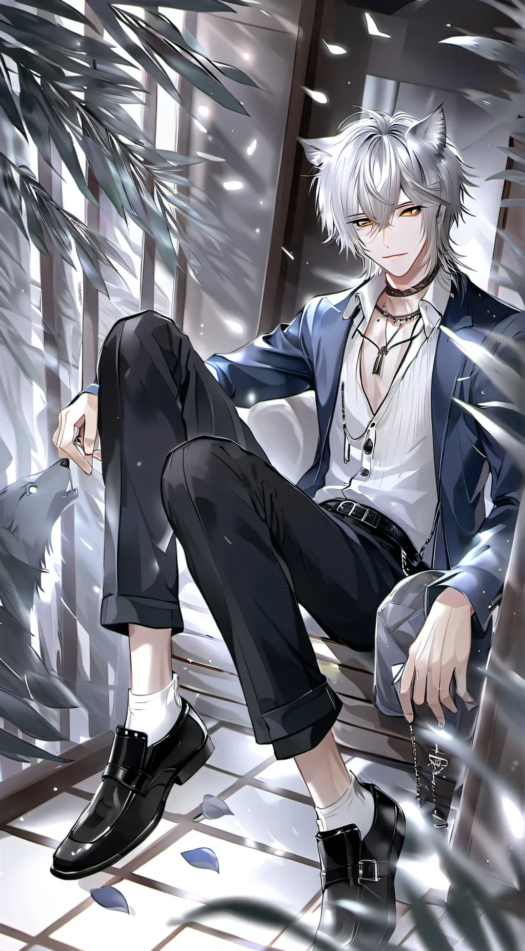 ai character: frost background