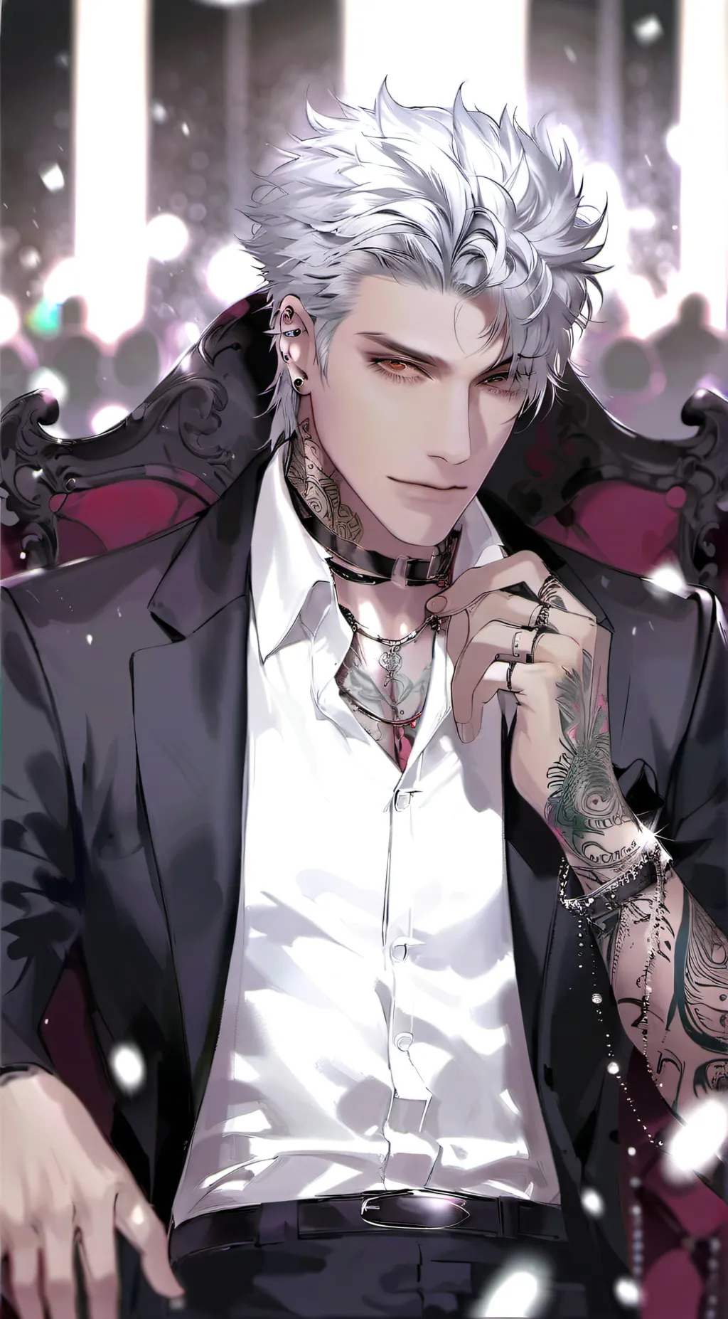 ai character: mage 🖤 background