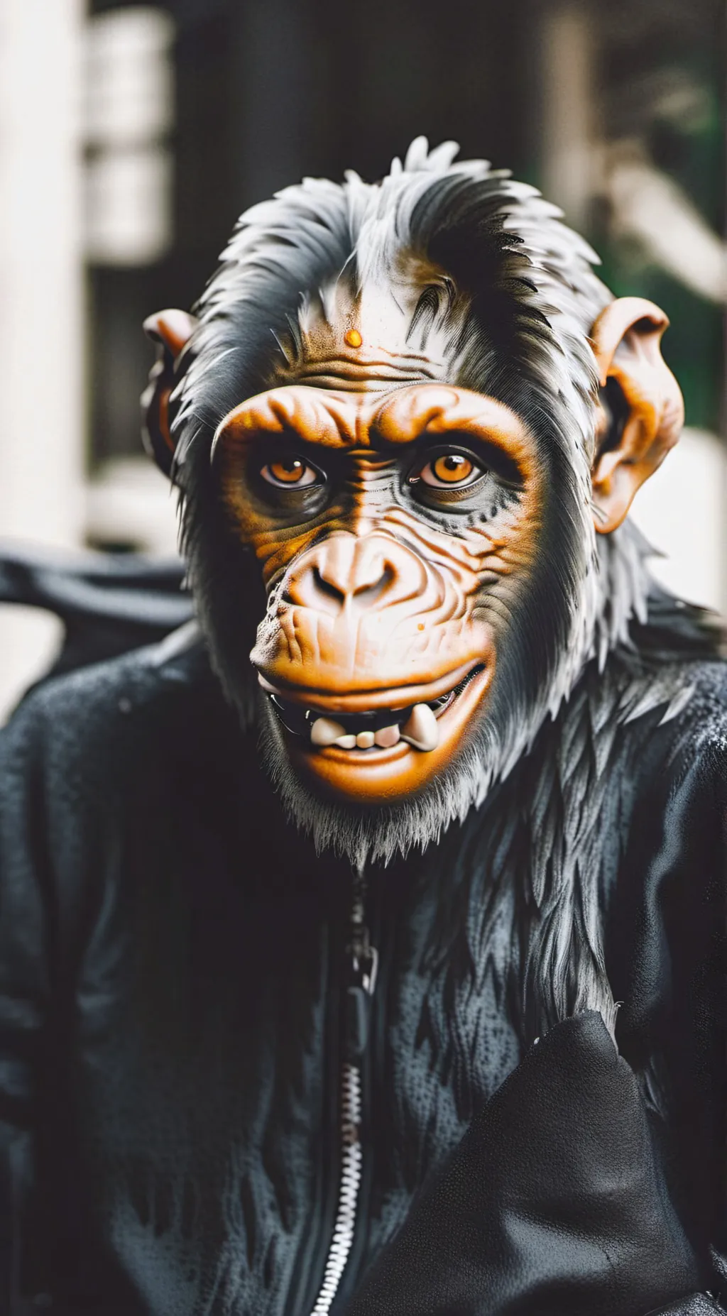 ai character: sus monkey background