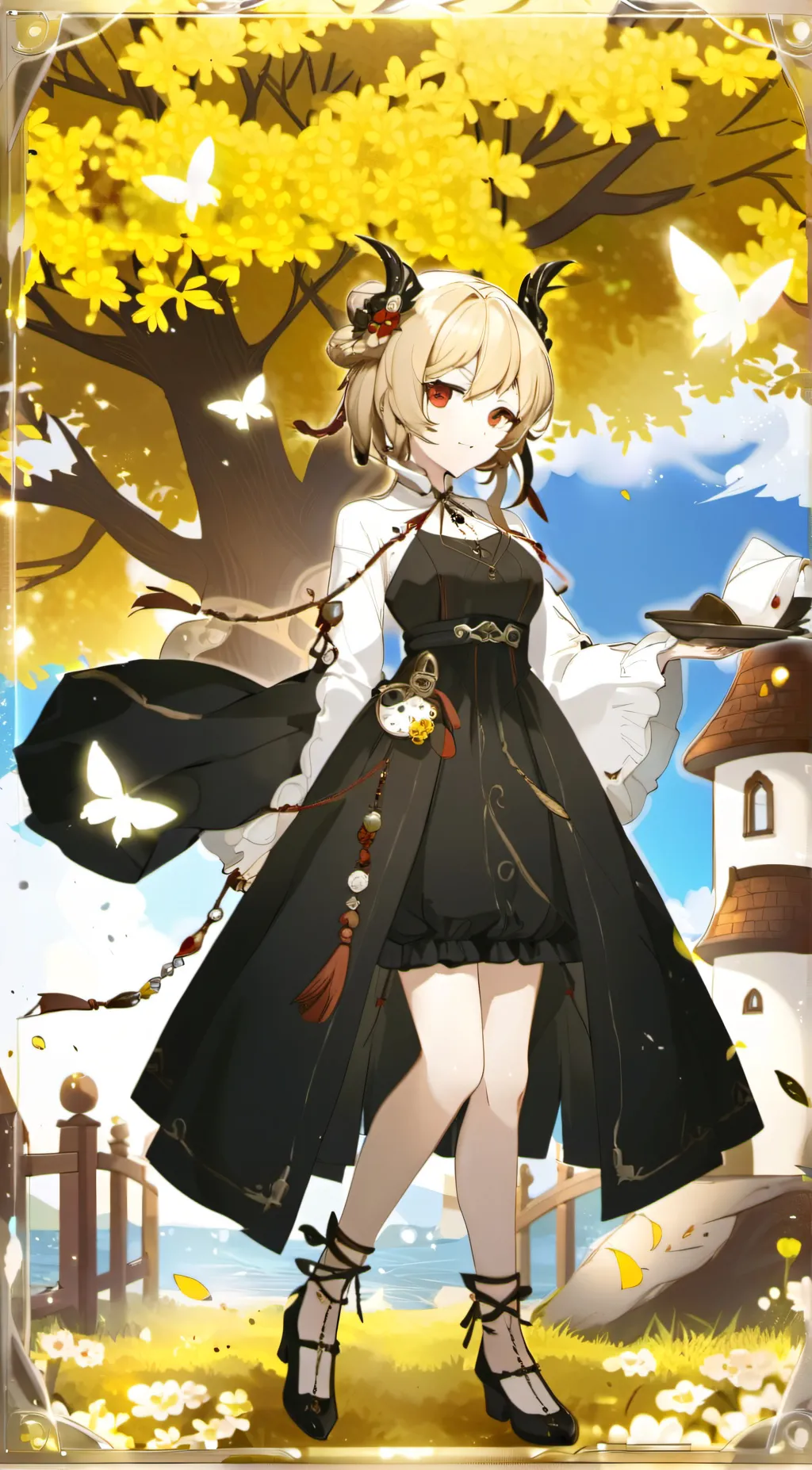 ai character: Aria background