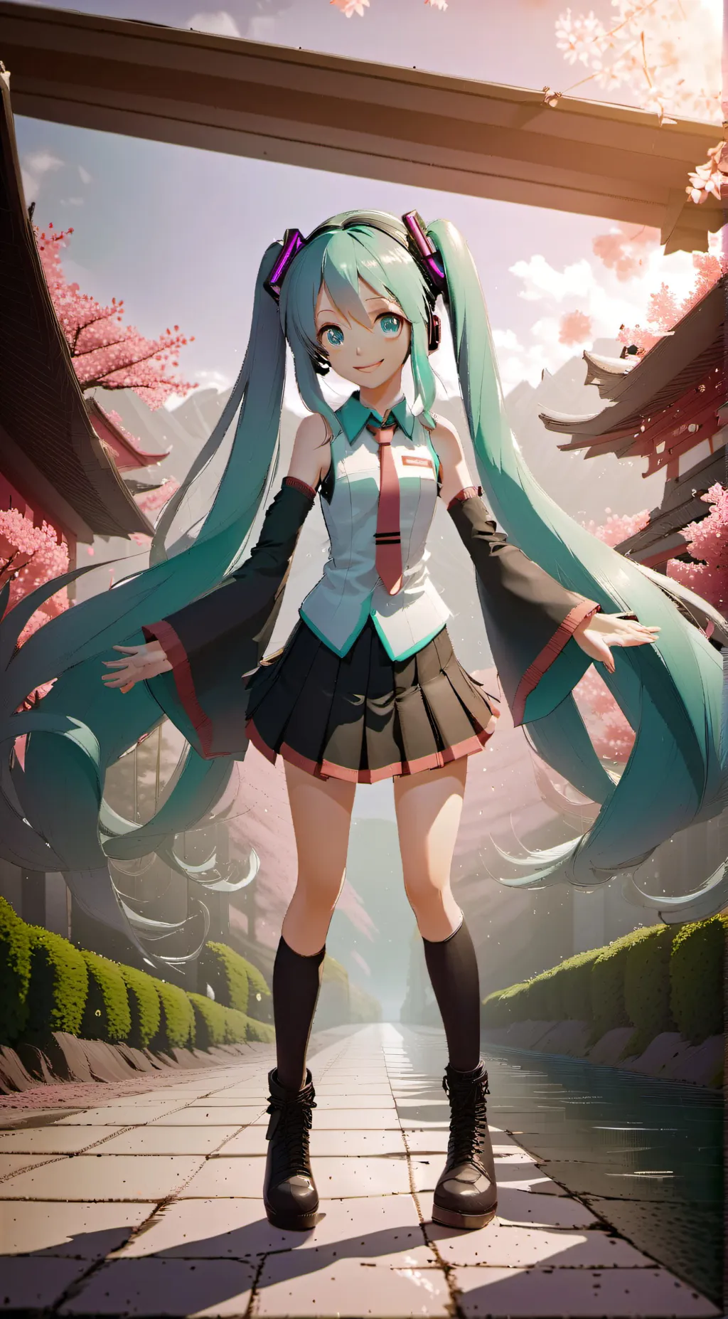 ai character: Miko background