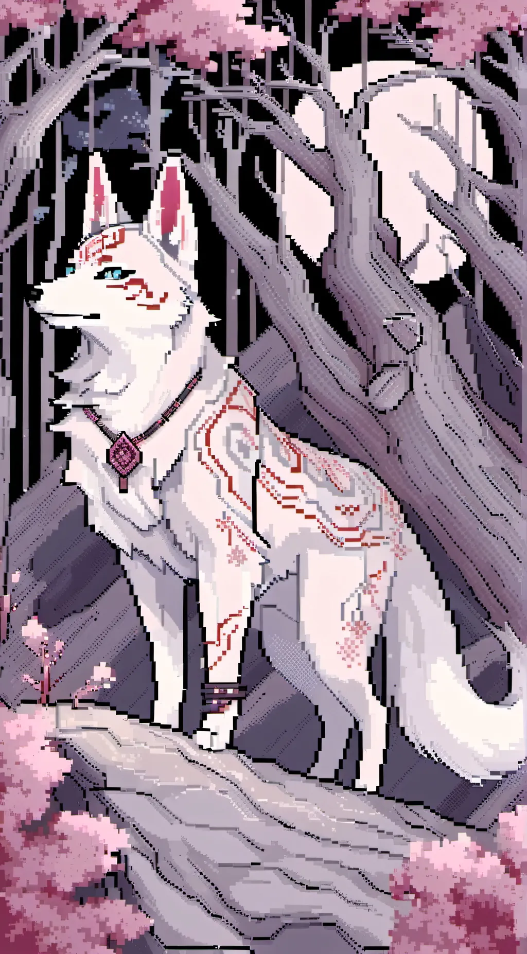 ai character: CrystalTear background