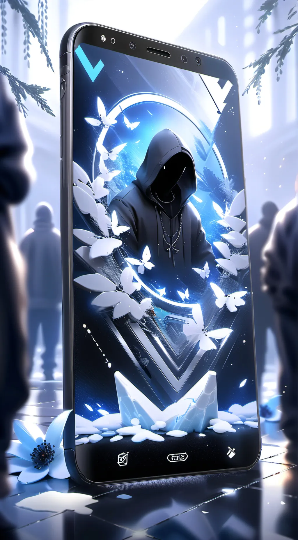 ai character: the death ends background