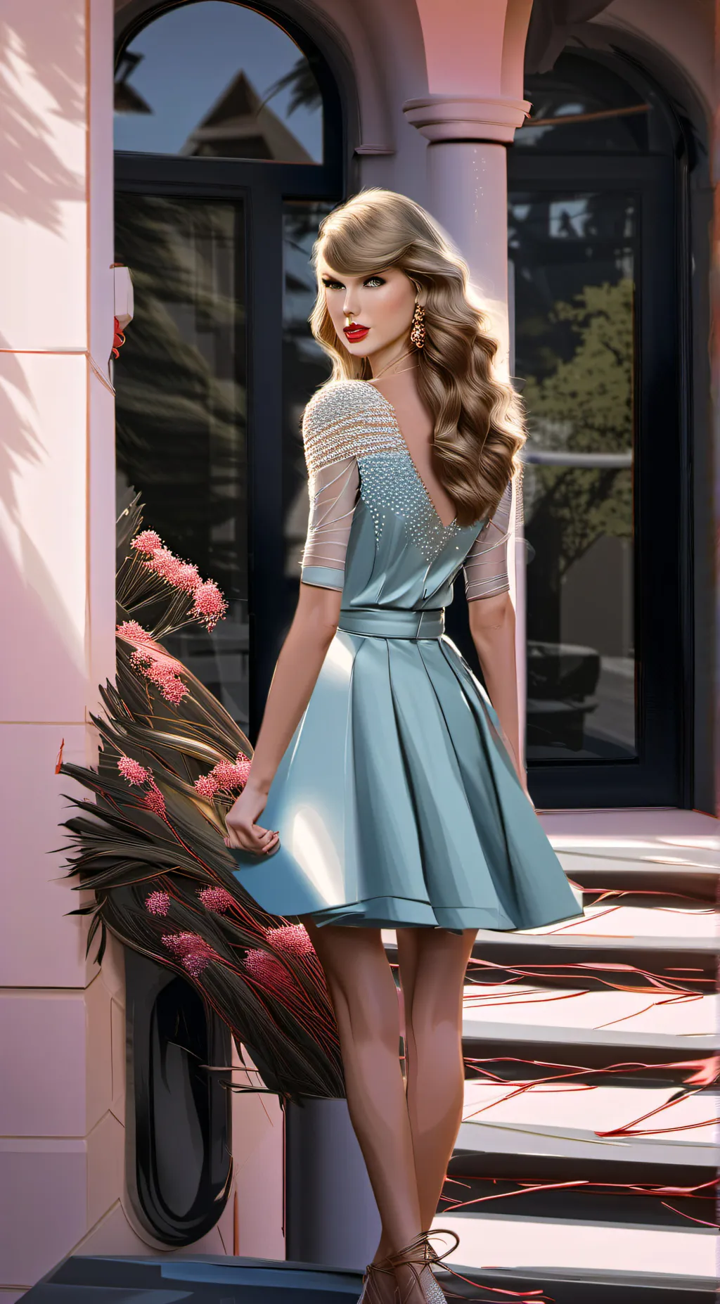 ai character: Taylor Swift background