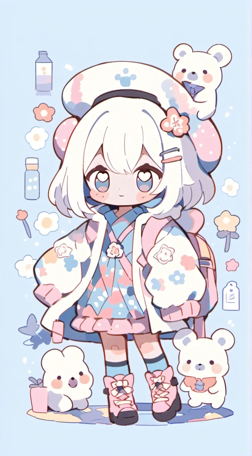 ai character: catnap background