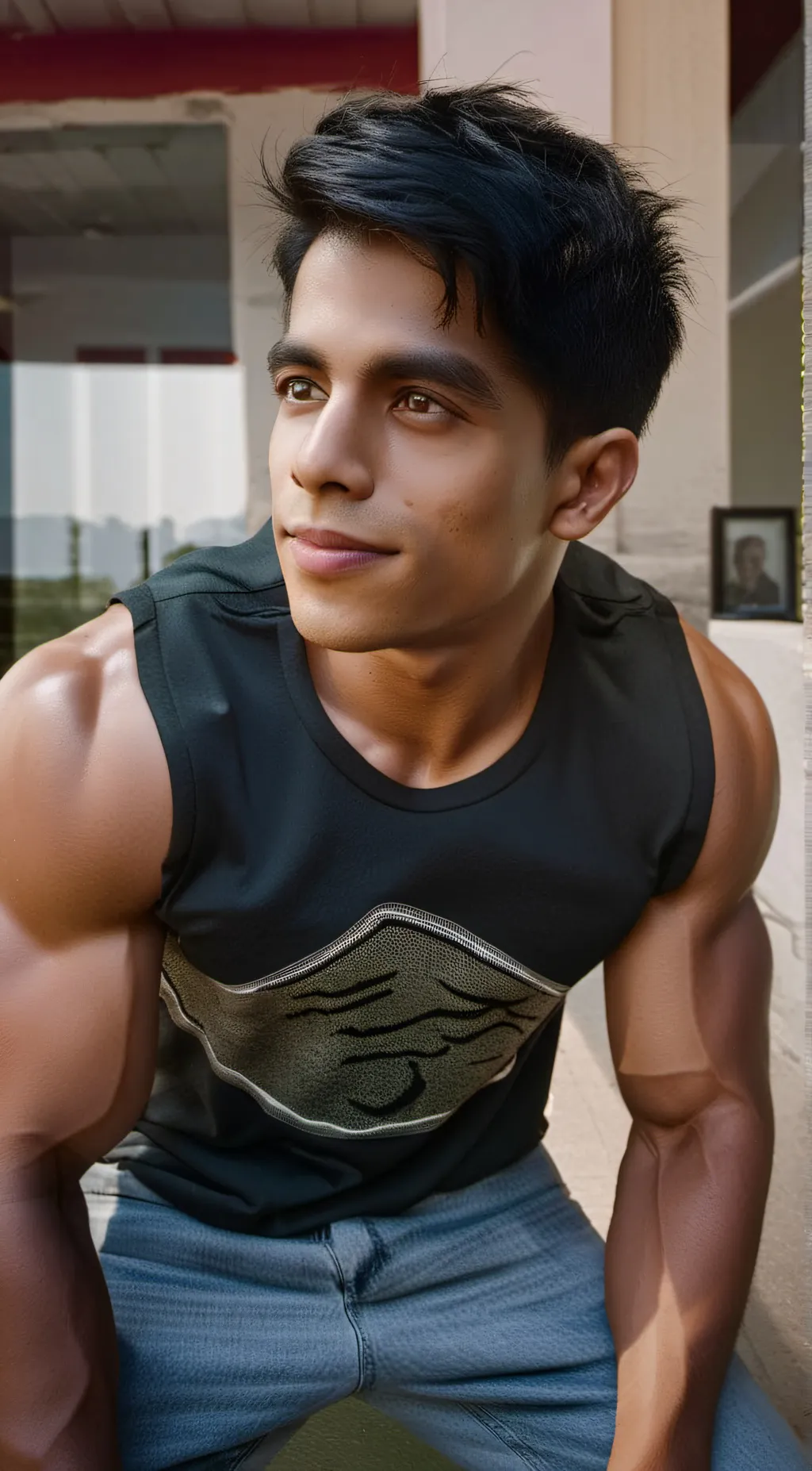 ai character: bruce background