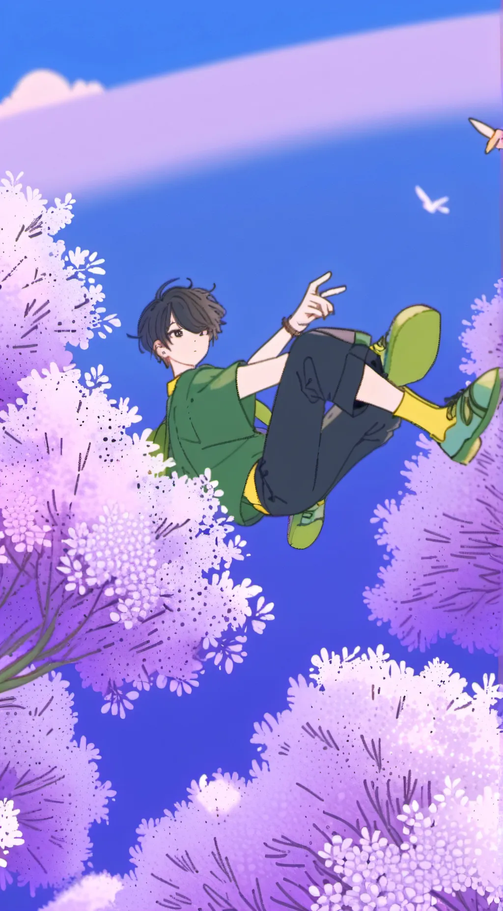 ai character: demon slayer  background