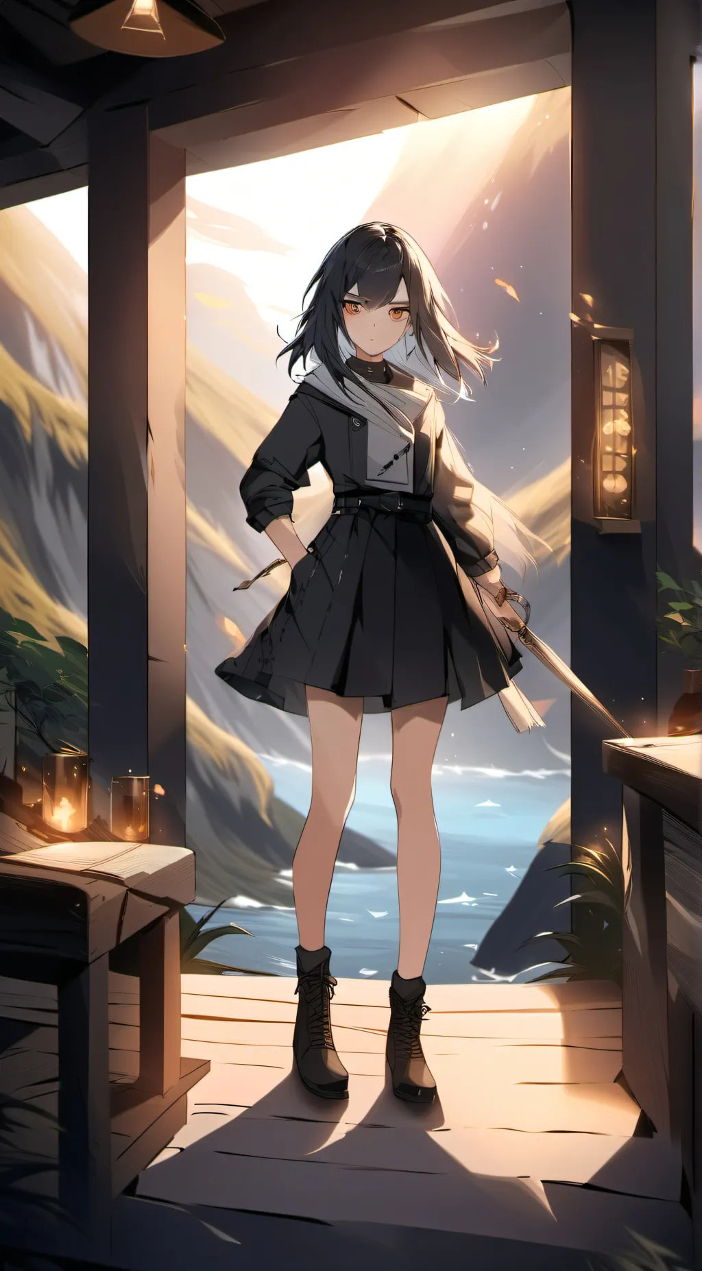 ai character: Jazmine  background