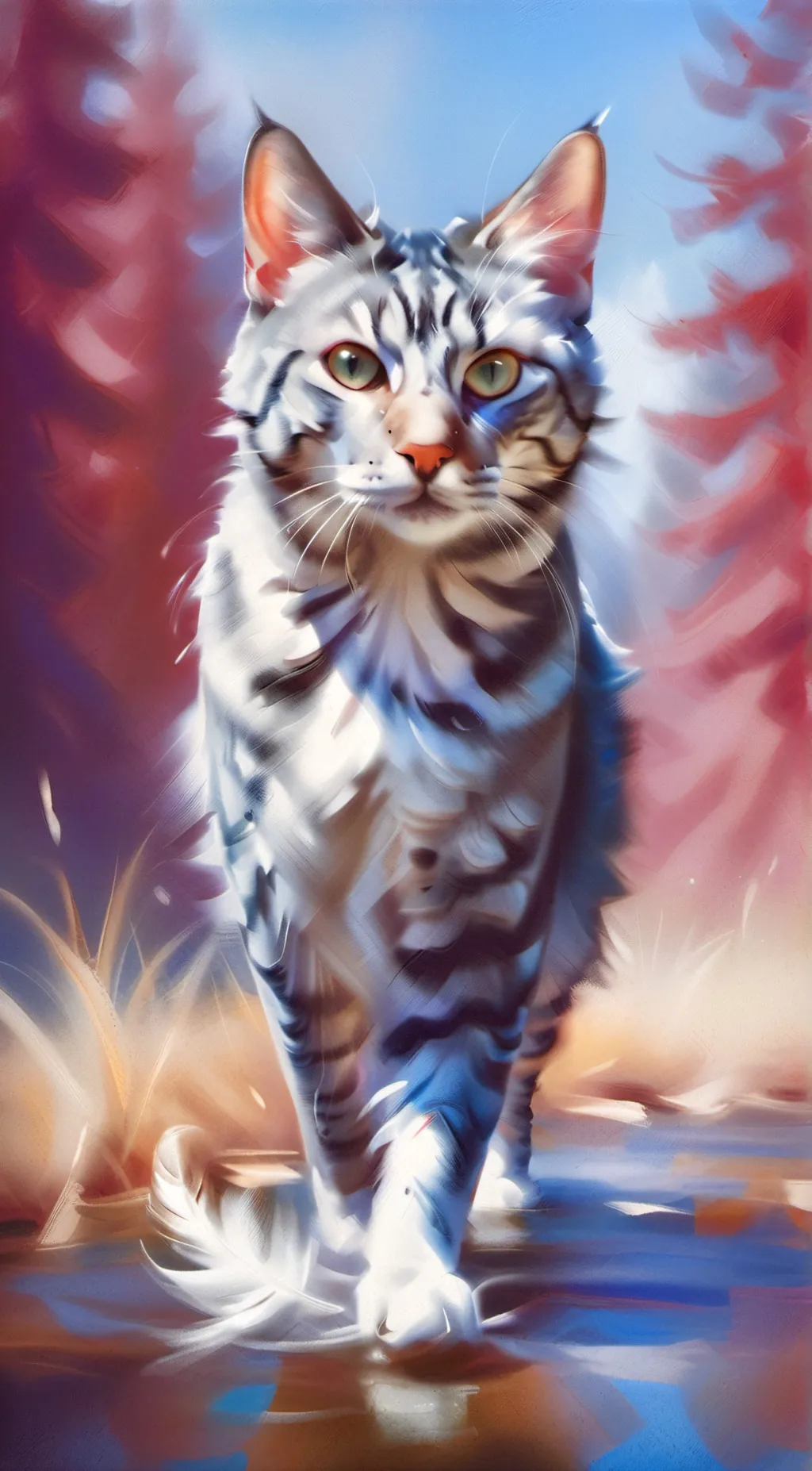 ai character: Feathertail  background