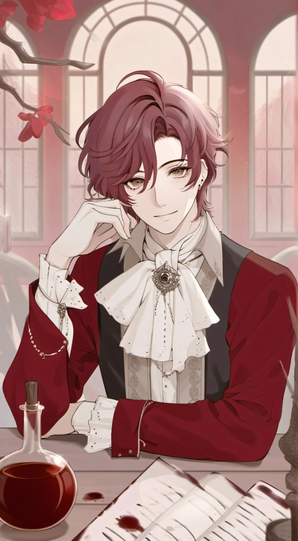 ai character: Rouge background