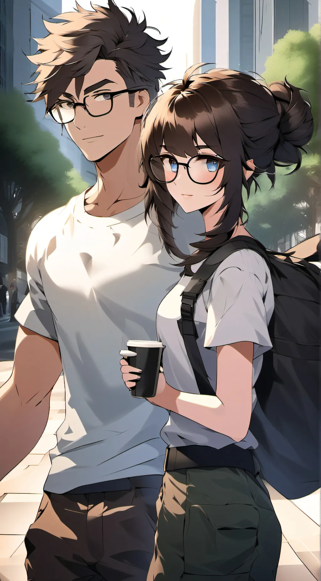 ai character: Roni and Emily background