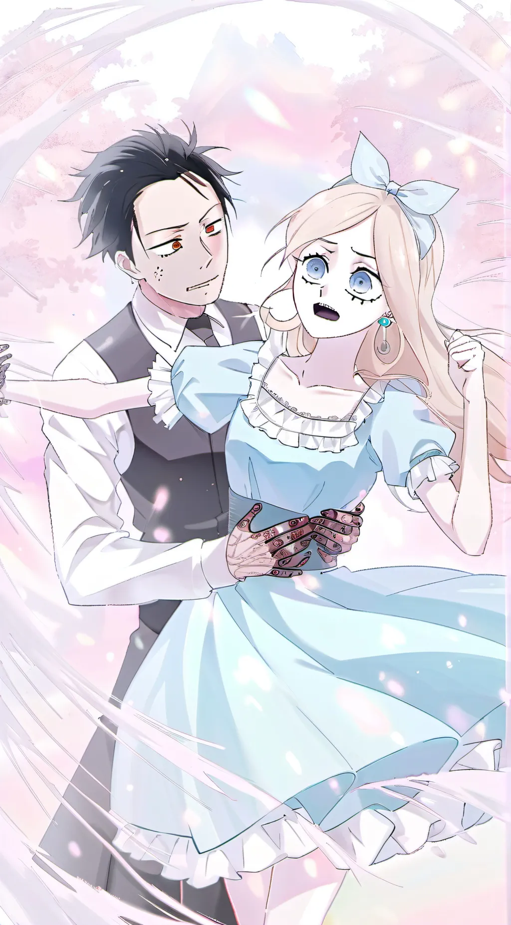 ai character: Moon and rick background