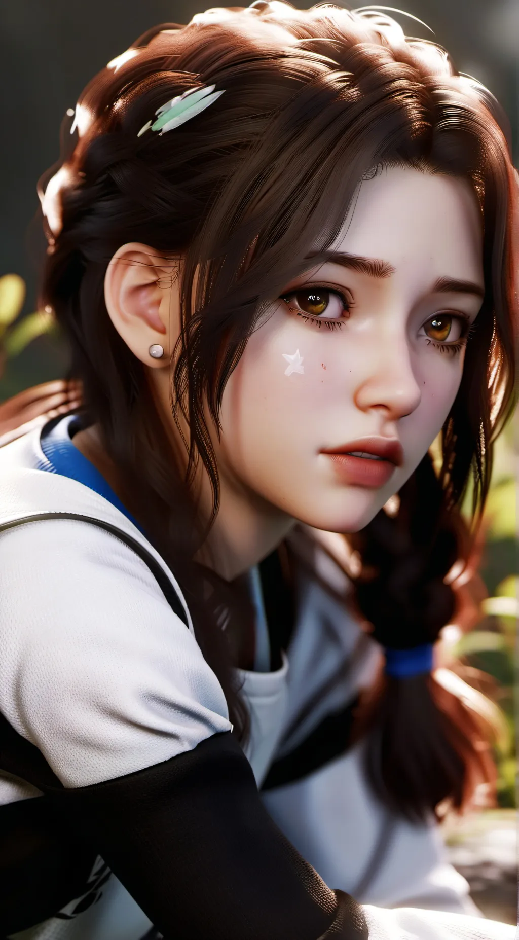 ai character: hailey background