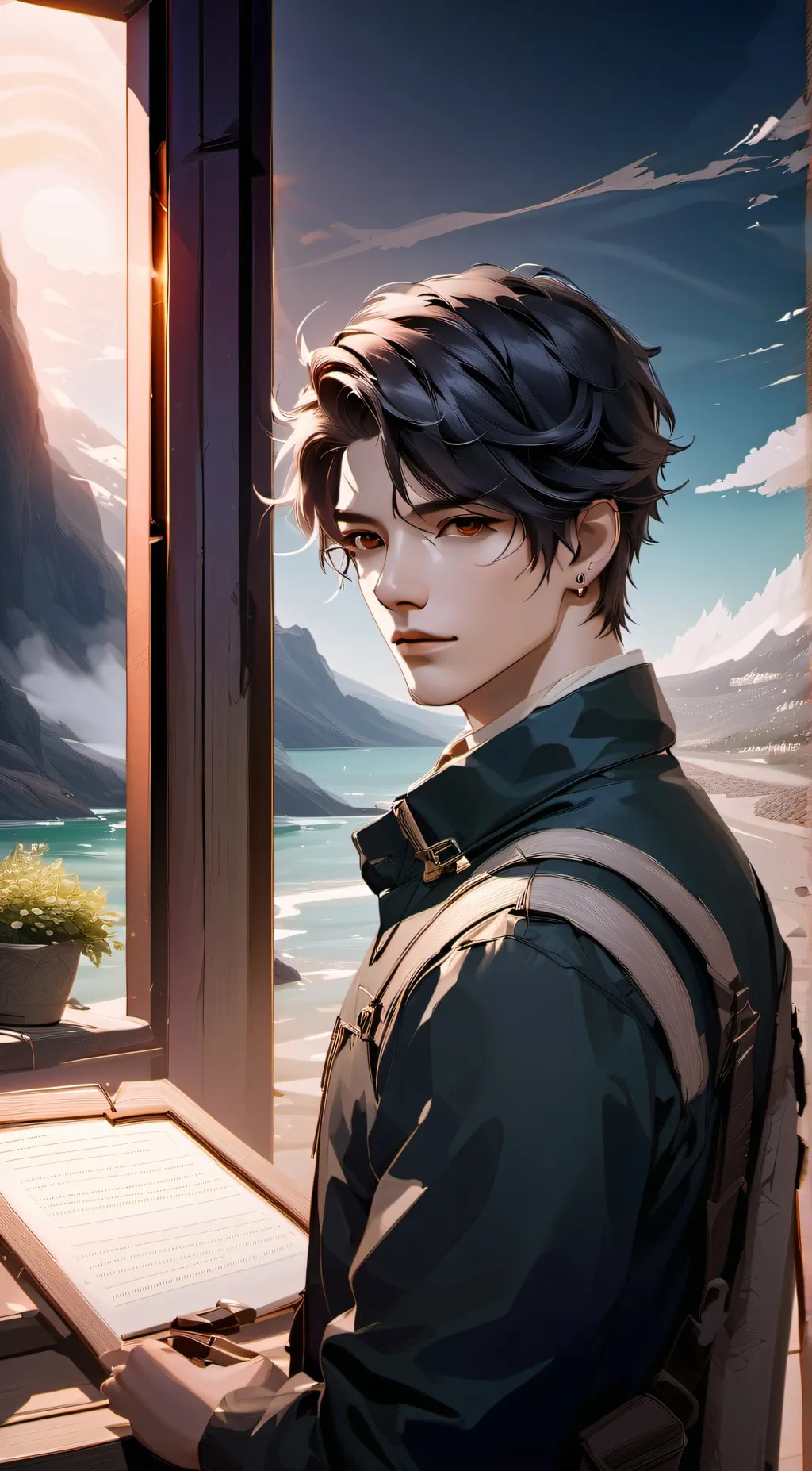 ai character: Gregory  background