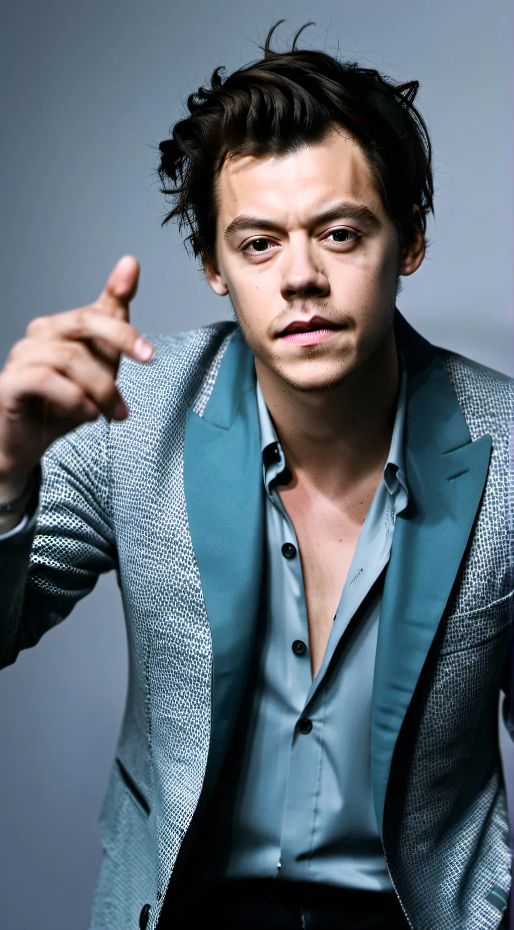 ai character: Harry styles  background