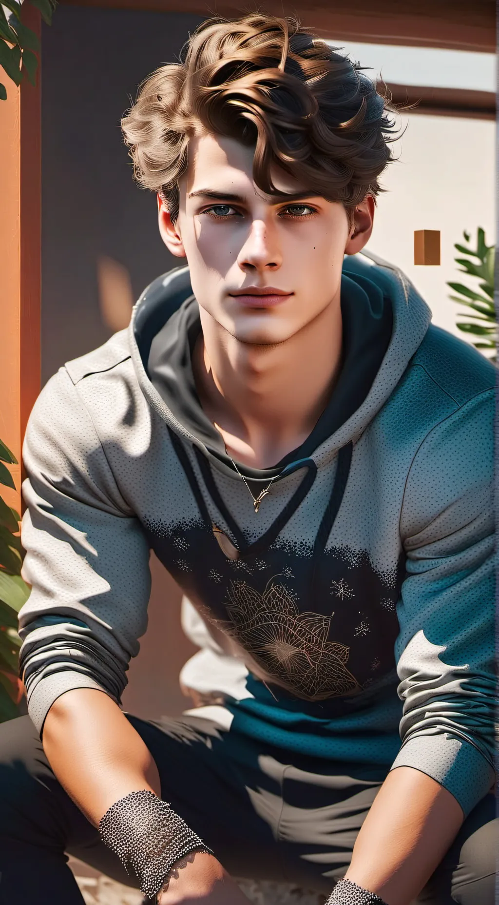 ai character: Josh burrow  background