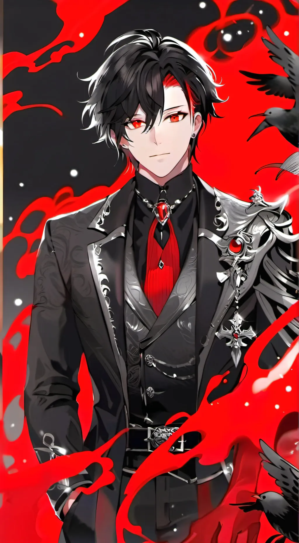 ai character: Shadow🔥😈 background