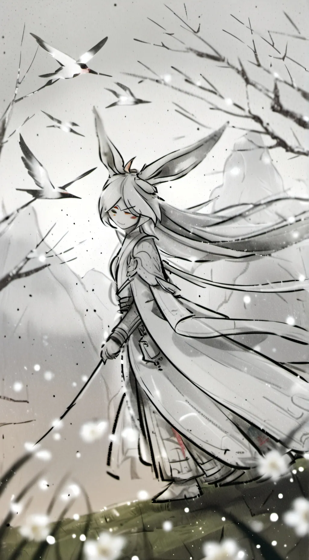 ai character: ~Heart~ background