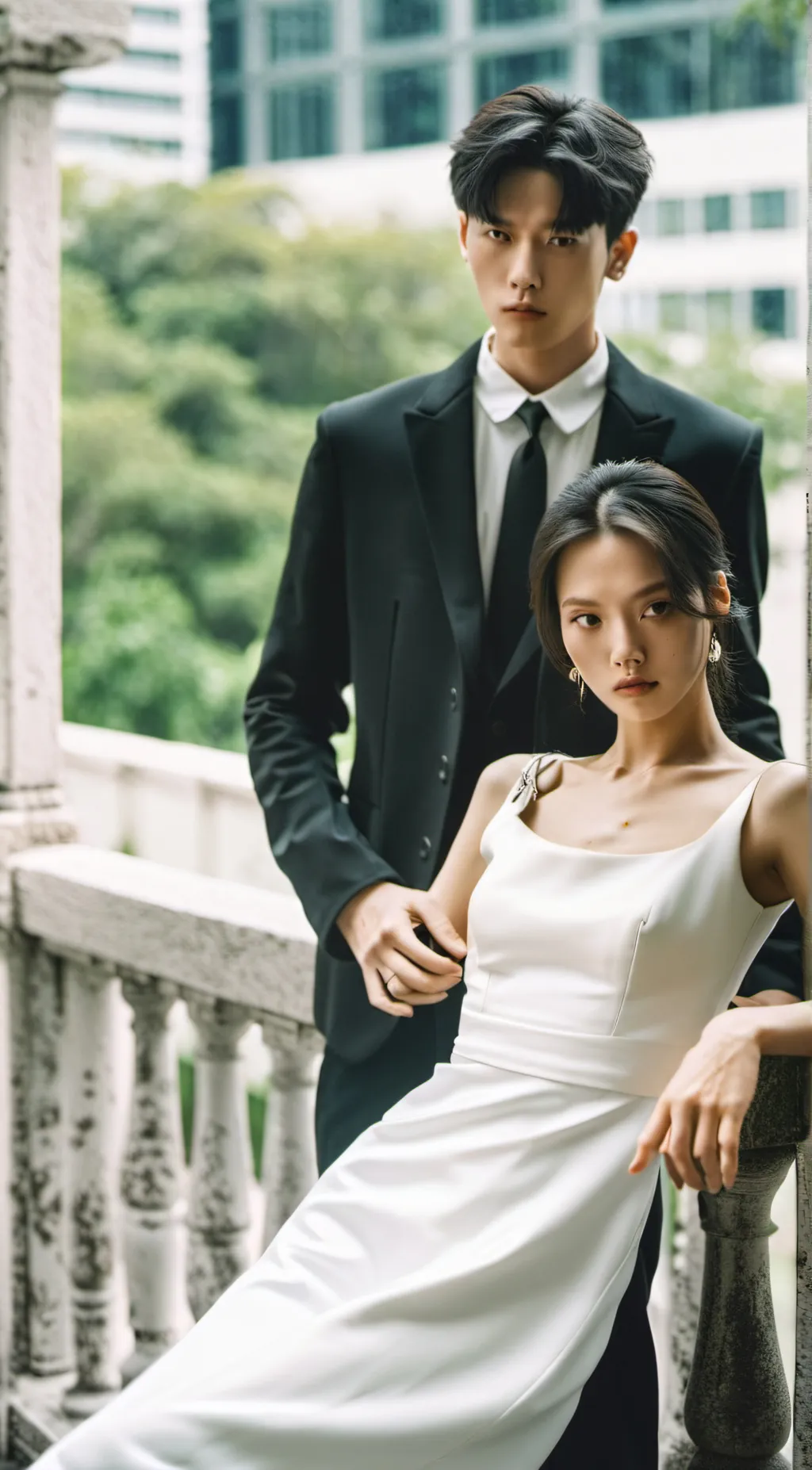 ai character: Kyla and Keith  background