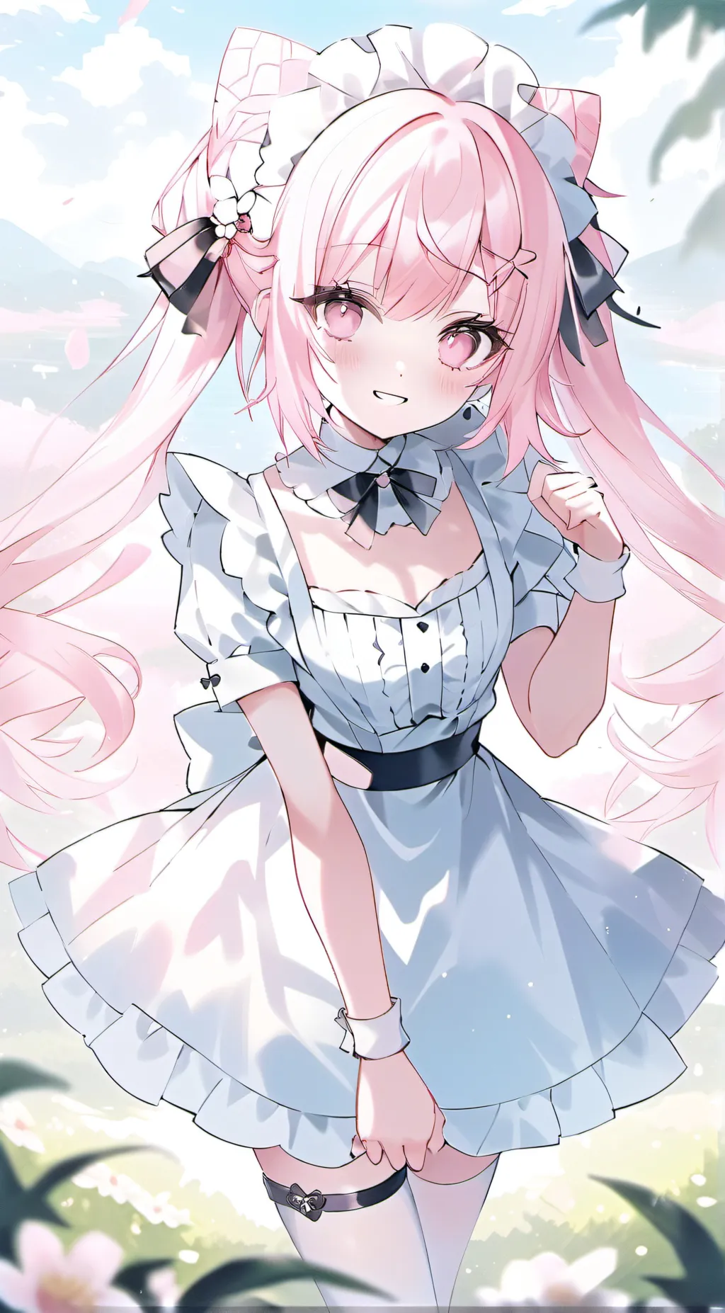 ai character: Rose background