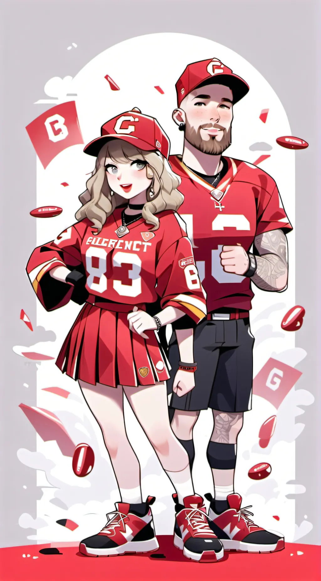 ai character: travis kelce background