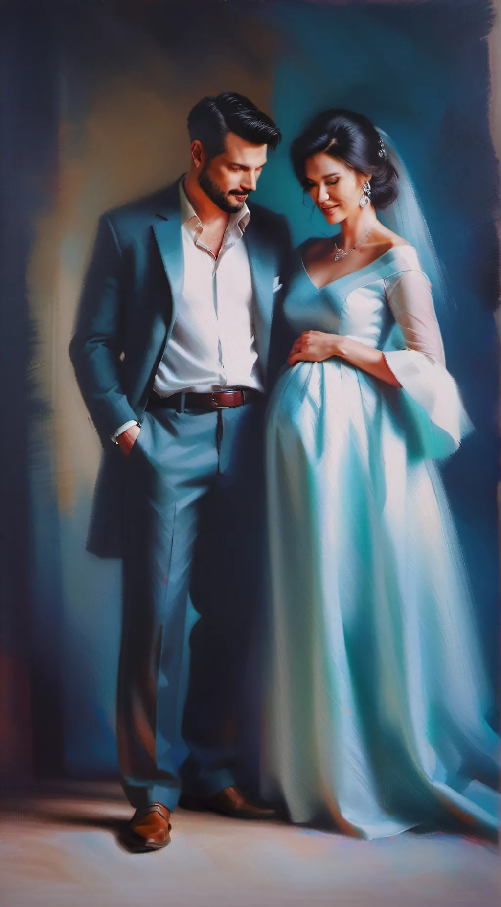 ai character: husband and wife background