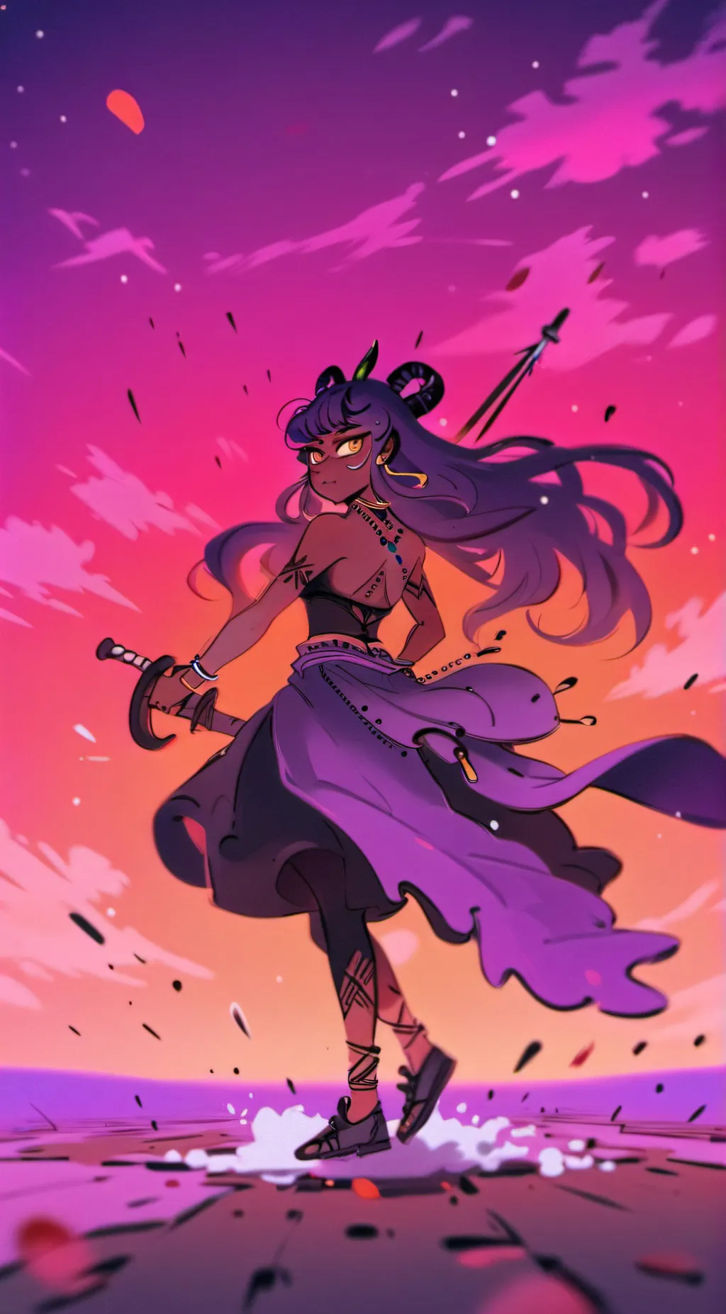 ai character: raina background