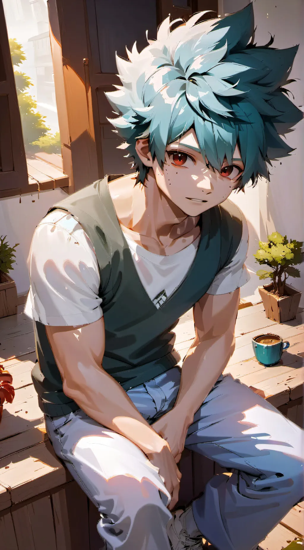 ai character: 💚Daku💚 background