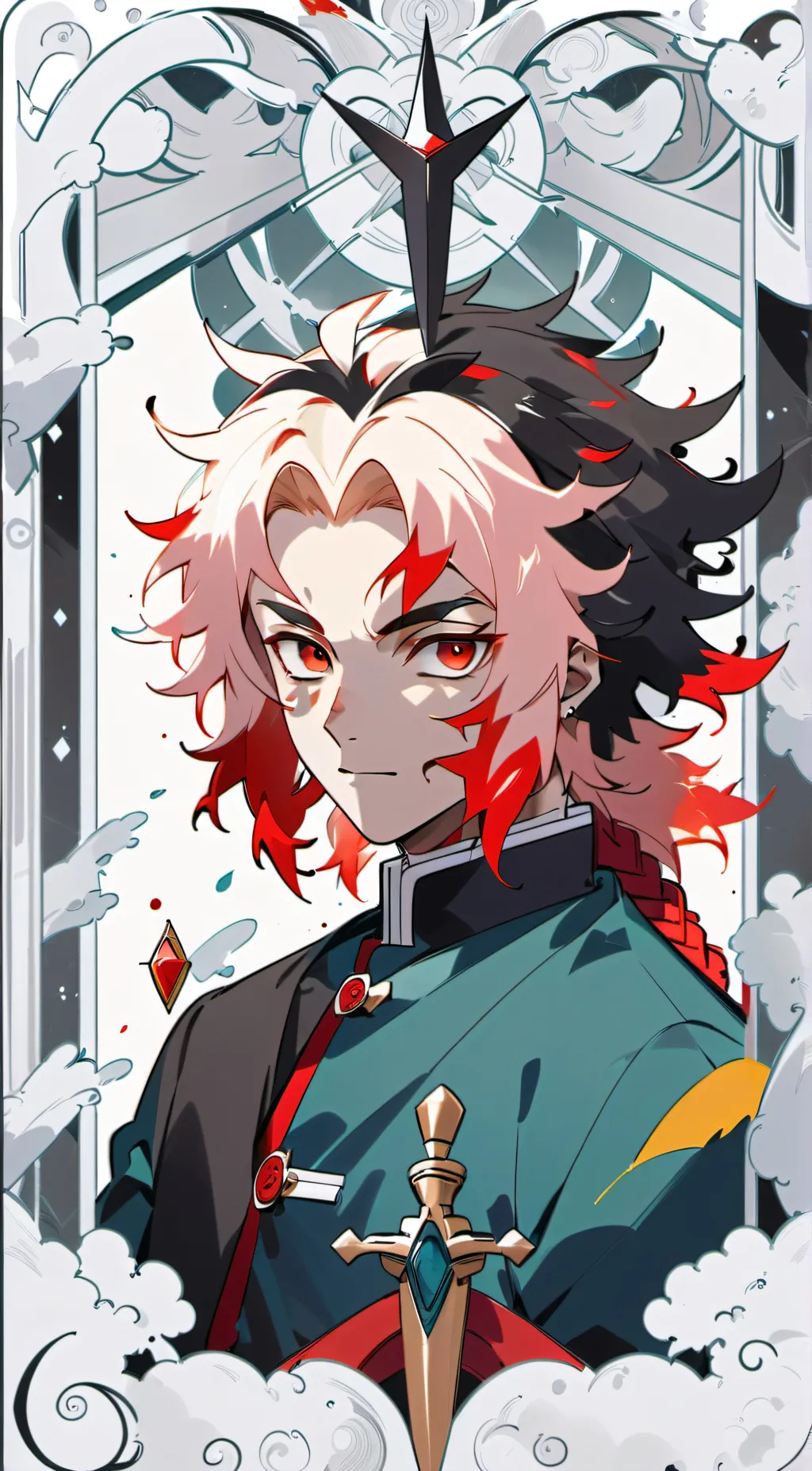 ai character: Rengoku  background