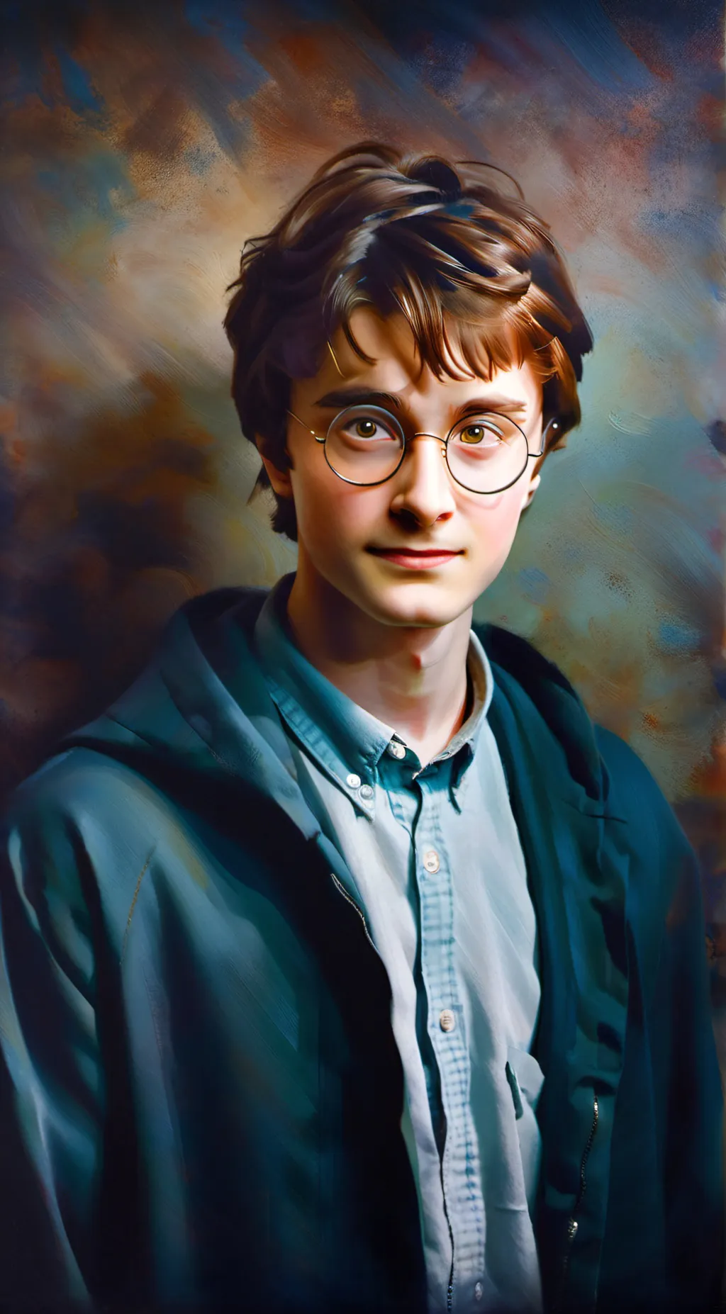 ai character: Harry Potter  background